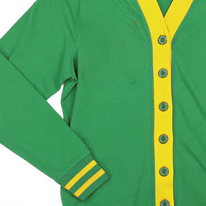 Cardigan pour femmes de l'Université KSU, tricoté sur mesure, col en V, logo brodé sur le devant, style sororité, esprit universitaire, hiver, OEM/ODM - Product Image 3