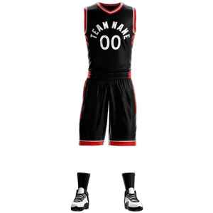 Best Basketball Uniform Sets Anti-bacterial Men's Breathable Quick Dry Basketball Jersey And Shorts Sets - Product Image 1