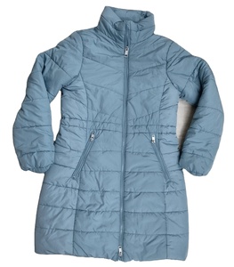 Manteau en duvet chaud à capuche et à la mode Veste en duvet longue pour femmes Veste en duvet au genou - Product Image 1