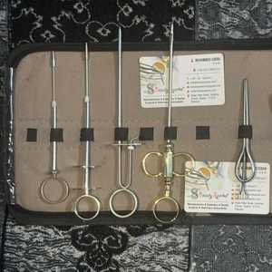 Best Quality Teat Udder Cannula & Needles 10 Piece Set Steel for Livestock Cattle Farm Animal Veterinary Instruments - Product Image 2