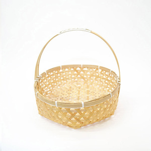 Cestas y cajas de bambú y paja natural estilo boho para almacenamiento de flores, frutas y vino, a la venta a precio económico. - Product Image 3