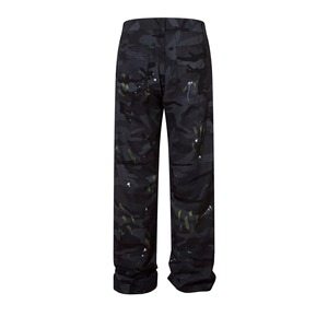 Jeans de Mezclilla para Hombre, 100% Algodón, Lavado Invernal, Corte Holgado, Pierna Recta, Color Oscuro, Transpirables, Ecológicos, Resistentes al Viento e Impermeables - Product Image 3