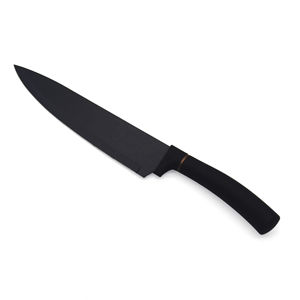 Juego de Cuchillos de Chef de Acero Inoxidable de 6 Piezas con Hojas con Recubrimiento Negro, Mangos de Madera, Diseño Ambidiestro para Uso Doméstico y para Frutas - Product Image 2