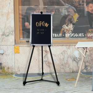 Trípode de Aluminio Negro SYH para Pintura, Telescópico, Ligero y Portátil, de Metal, para Pizarras Blancas y Tableros de Exhibición - Product Image 6