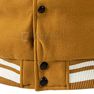 แจ็คเก็ต Letterman ขายดีออนไลน์ ราคาถูก MOQ ต่ำ กันน้ำ ระบายอากาศได้ดี แจ็คเก็ตฤดูหนาวสำหรับผู้ชาย - Product Image 6