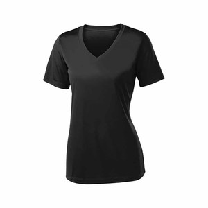 V Neck T <b>Shirts</b> for Women, Athletic Short Sleeve Workout Top, UV Sun Protection, Quick Dry Moisture Wicking <b>Shirts</b> for Women - Product Image 1