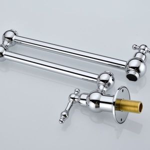 Wall Mount Folding Pot Filler Faucet Kitchen Faucets Product - Product Image 2