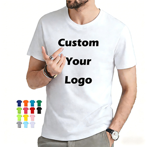 เสื้อยืดคอกลมแขนสั้นทรงปกติสำหรับผู้ชาย ผ้าเจอร์ซีย์เนื้อแน่น 240 กรัม พิมพ์ลายด้านหน้าแบบพัฟ รับผลิตแบบ OEM ODM พร้อมสกรีนโลโก้ตามสั่ง - Product Image 3