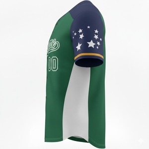 Camisetas de Béisbol Personalizadas al por Mayor con Nombre de Jugador y Equipo, Impresión Digital Personalizada de la Mejor Calidad, Antibacterianas y de Secado Rápido - Product Image 3