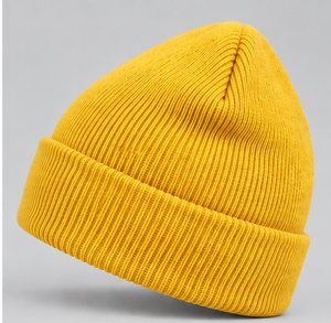 Premium Custom Beanie <b>Hats</b> Knitted <b>Winter</b> Caps For Men <b>Women</b> Kids Plain Cuffed Ribbed Toques Personalized Embroidery Logo Warm - Product Image 2