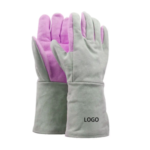 Gants de soudage en cuir de vachette résistant à la chaleur, haute résistance, 14 pouces, pour soudeurs TIG/MIG, protection des mains. - Product Image 2