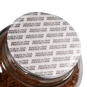 Tapas de Papel Laminado Blanco para Botellas de Espuma PS, Sellado Sensible a la Presión, Anti-Vuelco, para Envases de Alimentos y Productos Farmacéuticos, Entrega Rápida - Product Image 1