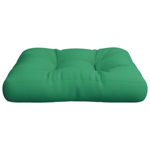 Coussin de palette extérieur en tissu vert 100% polyester - Product Image 4
