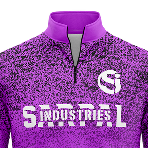 Sudadera de cuello alto para hombre con logotipo personalizado, media cremallera, de algodón polar grueso, corte regular, ecológica, sublimación, cremallera 1/4 - Product Image 4