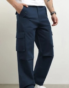 Pantalones Cargo Casuales Extra Holgados para Hombre, 100% Algodón, Corduroy, Ligeros, Impermeables, ODM - Product Image 3