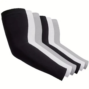 Manchon de compression sportif pour bras, protection UV, évacuation de l'humidité, élastique, écologique, résistant à l'eau, imprimé numérique, cyclisme - Product Image 1
