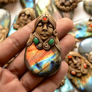 Handcrafted Labradorite Single Stone Pendant | Natural Flash Gemstone Jewelry | Statement Necklace Gift for Her Women | 2026 - Product Image 3