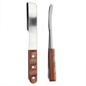 Couteau à cire dentaire, spatule à porcelaine, outil de modelage et de sculpture en laboratoire à manche en bois et acier inoxydable - Product Image 2