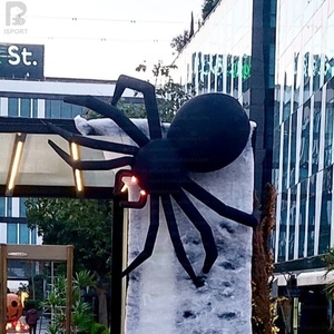 Araña inflable iluminada con LED, modelo <span class=keywords><strong>de</strong></span> tela Oxford para eventos comerciales, decoración <span class=keywords><strong>de</strong></span> terror, fiestas <span class=keywords><strong>de</strong></span> Halloween, festivales, promoción callejera - Product Image 3