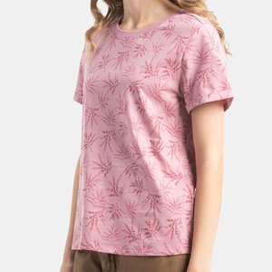 เสื้อยืดคอกลมแขนสั้นคุณภาพดีที่สุดสำหรับผู้หญิง มีทุกขนาด พร้อมบริการสั่งทำพิเศษสำหรับผู้หญิง - Product Image 1