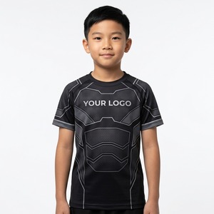 Camiseta Deportiva de Manga Corta para Niños, Sublimación Personalizada, Ropa Deportiva Ligera y Transpirable para Entrenamiento - Product Image 6