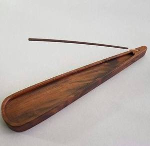 Porta Incienso de Madera con Forma de Barco, Impreso, para Hogares, Templos, Aromaterapia, Meditación Moderna - Product Image 2