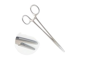 Portaagujas Mayo Hegar de un Solo Uso, 18 cm, Acero Inoxidable, Pinzas Quirúrgicas Desechables para Cierre de Heridas y Sutura - Product Image 4