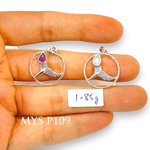 Colgante de piedras preciosas Hecho a mano Joyería de Plata de Ley 925 Joyería de plata 925 - Product Image 1