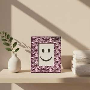 Cadre photo de luxe royal en MDF avec incrustation de os, mosaïque artisanale en résine et nacre - Product Image 3