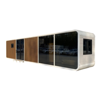 Villa préfabriquée moderne, mini-villa mobile, bureau de villégiature, maison-capsule Apple
