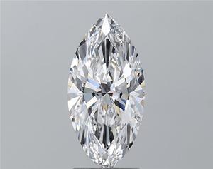 เพชร CVD HPHT ที่เพาะเลี้ยงในห้องปฏิบัติการ สี D ความสะอาด VVS VS น้ำหนัก 4 กะรัต รูปทรงมาร์คีส์ เพชรสังเคราะห์แบบเม็ดเดี่ยว พร้อมใบรับรอง IGI - Product Image 1