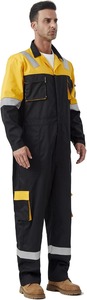Overol de Trabajo Industrial Unisex de Alta Visibilidad con Certificación Oeko-Tex, Reflectante y de Seguridad, con Protección Contra Pinchazos de Agujas, de Poliéster - Product Image 4