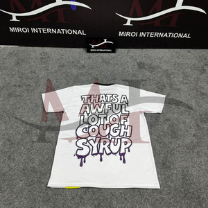 Camisetas con estampado personalizado de jarabe para la tos 'That's Awful Lot Cough Syrup', de gran tamaño, 100% algodón, camisetas con estampado 'That's A AWFUL LOT OF COUGH SYRUP' - Product Image 2