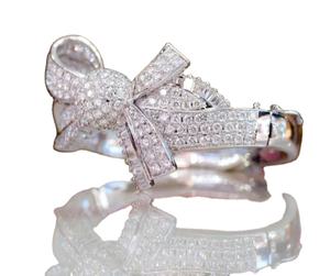 Pulsera blanca de moissanita personalizada para mujer con perla de diamante hermosa joyería de plata esterlina regalo Material de acero inoxidable - Product Image 1