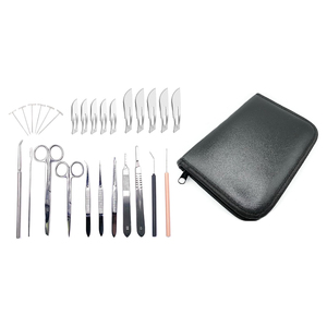 Instruments de chirurgie plastique, ensembles d'outils chirurgicaux pour professionnels, étudiants en médecine, pinces, ciseaux à pansements, lames de coupe - Product Image 2