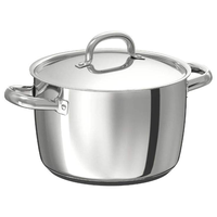 Casserole traditionnelle indienne classique écologique en acier inoxydable à double paroi avec couvercle pour garder les aliments au chaud pendant les repas