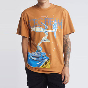 T-shirt Homme Col Rond en Coton Polaire Uni 100% Coton, Coupe Ample, Respirant, Séchage Rapide, Écologique – Meilleure Vente, Design Tendance - Product Image 2