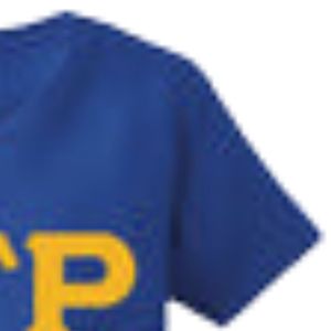 T-shirt Sigma Gamma Rho à lettres grecques, simple couche, personnalisé pour sororité, manches courtes, col rond, décontracté, en coton, bleu roi - Product Image 6