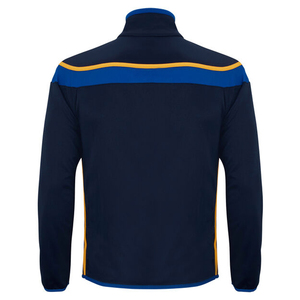 Camisetas de entrenamiento de alta calidad para hombre, tops deportivos con media cremallera, uniformes de club deportivo, top deportivo de forro polar azul marino con media cremallera para hombre, venta al por mayor - Product Image 3