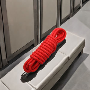 Cordon de serrage de luxe enduit de 5 mm de large en polyester avec logo personnalisé pour sacs, chaussures et vêtements – MOQ 1000 pièces - Product Image 4