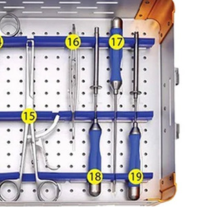 Composants de fixation vertébrale : Vis pédiculaires en titane, tiges, crochets, connecteurs croisés, équipement d'implantation orthopédique, kit d'implants vertébraux - Product Image 3