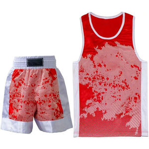 Vêtements de boxe personnalisés avec logo, veste et short de boxe de haute qualité, shorts de MMA Muay Thai pour hommes, vêtements d'arts martiaux MMA, uniforme de boxe - Product Image 1