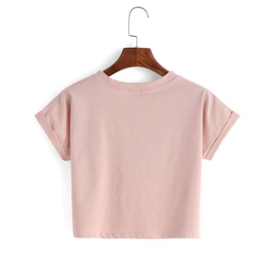Camiseta Corta para Mujer, Tejido Suave de Primera Calidad, Prenda Transpirable para el Día a Día, Camiseta Corta para Mujer - Product Image 2