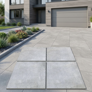 Baldosas de Porcelana para Patio de Alta Resistencia, Antideslizantes, de Piedra de Fresno, para Jardín y Exteriores, 20 mm R11, 600x600 mm - Product Image 2