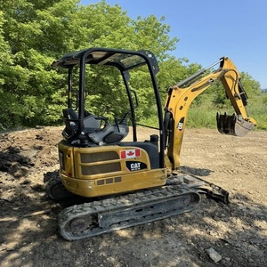 Excavatrice sur chenilles puissante d'occasion Cat 305.5E2, mini-machine compacte avec système hydraulique fiable pour le travail quotidien - Product Image 1