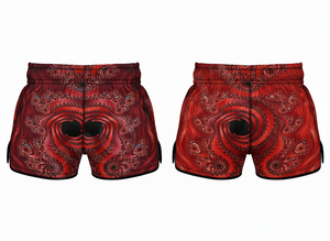 Shorts de sport personnalisés pour la boxe, le MMA, le kickboxing, la gym, la Muay Thai, avec couleur et taille sur mesure, design imprimé personnalisé pour hommes. - Product Image 2
