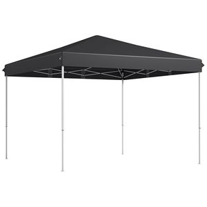 Gazebo Pop-up 13x13 con Regolazione Facile dell'Altezza, Borsa per il Trasporto con Ruote, Colore Grigio - Product Image 1