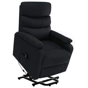 Sillón de Masaje Negro con Función de Elevación - Product Image 1