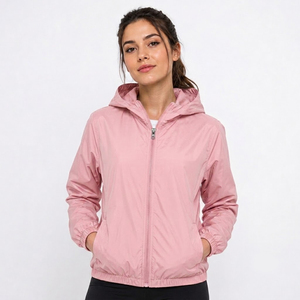 Chaquetas Impermeables Ligeras de Invierno para Mujer, Cortavientos Casuales de Otoño Resistentes al Agua, Chaqueta con Capucha y Cierre Completo a Prueba de Viento - Product Image 6