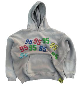 Sudadera con Capucha de Estilo Urbano, Bordada, 100% Algodón, Otoño, Ecológica, Personalizable con Marca, Etiqueta Privada, Nuevo Diseño, Venta al Por Mayor - Product Image 1